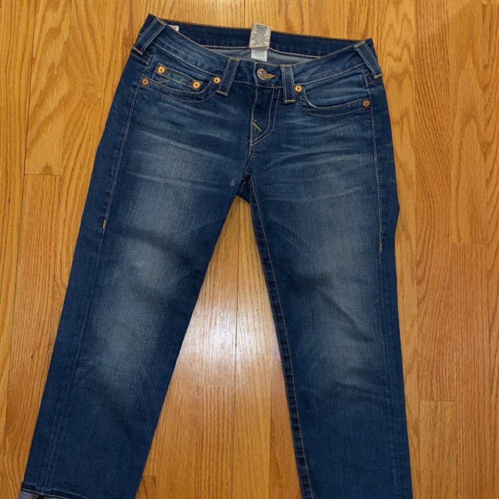 True Religion Cropped Jeans